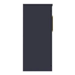 Arezzo Floor Standing Countertop Vanity Unit - Matt Blue - 600mm with Brushed Brass Handles -Countertop Vanity Units Sales AZB6FSWBB D4 460