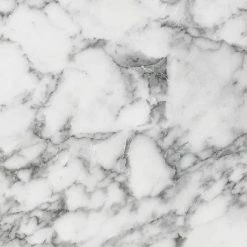 Arezzo Wall Hung Countertop Vanity Unit - Matt Grey - 600mm w. Matt White Marble Worktop & Black Handle -Countertop Vanity Units Sales AZG6WHWMBM d2 460