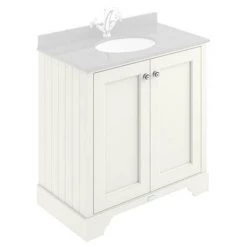 Bayswater Pointing White 800mm 2 Door Basin Cabinet Only