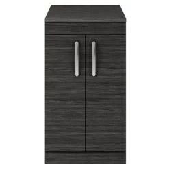 Brooklyn Floor Standing Countertop Vanity Unit - Black - 505mm -Countertop Vanity Units Sales BFS5WTB d3 460