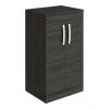Brooklyn Floor Standing Countertop Vanity Unit - Black - 505mm