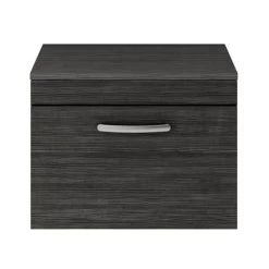 Brooklyn Wall Hung Countertop Basin Unit - Black - 605mm incl. Basin -Countertop Vanity Units Sales BWH6WTB VES131 d1 460