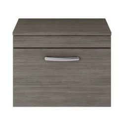 Brooklyn Wall Hung Countertop Basin Unit - Grey Avola - 605mm inc. Basin 9 Brooklyn Wall Hung Countertop Basin Unit - Grey Avola - 605mm inc. Basin -Countertop Vanity Units Sales BWH6WTG VES131 d1 460
