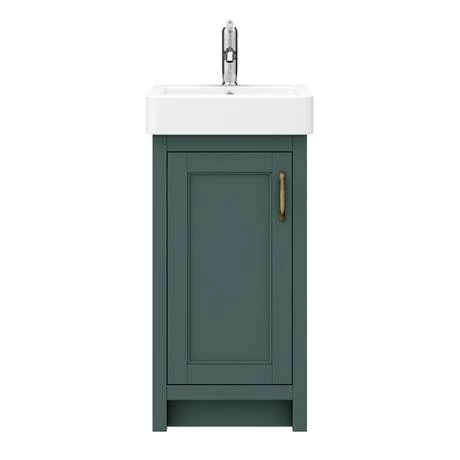 Chatsworth Traditional Green Vanity - 425mm Wide 5 Chatsworth Traditional Green Vanity - 425mm Wide - Image 3