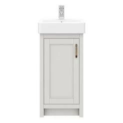 Chatsworth Traditional Grey Vanity - 425mm Wide -Countertop Vanity Units Sales C425GRY D5 460
