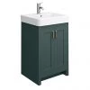 Chatsworth Traditional Green Vanity - 560mm Wide -Countertop Vanity Units Sales C560GRN p