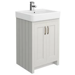 Chatsworth Traditional Grey Vanity - 560mm Wide