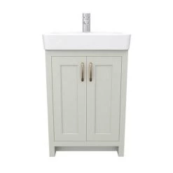 Chatsworth Traditional Grey Vanity - 560mm Wide -Countertop Vanity Units Sales C560GRY D5 460