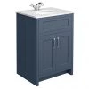 Chatsworth Blue 610mm Vanity with White Marble Basin Top 1 Chatsworth Blue 610mm Vanity with White Marble Basin Top -Countertop Vanity Units Sales C610BLU WHT p