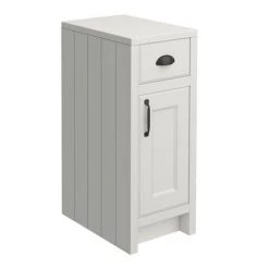 Chatsworth Traditional Grey Double Basin Vanity + Cupboard Combination Unit with Matt Black Handles 9 Chatsworth Traditional Grey Double Basin Vanity + Cupboard Combination Unit with Matt Black Handles -Countertop Vanity Units Sales CGRY142PKMB d3 460