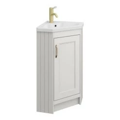 Chatsworth Traditional Grey Corner Vanity Unit 9 Chatsworth Traditional Grey Corner Vanity Unit -Countertop Vanity Units Sales CHATCRNGRY d3 460