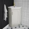 Chatsworth Traditional Grey Corner Vanity Unit