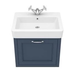 Chatsworth Traditional Blue 560mm Wall Hung Vanity -Countertop Vanity Units Sales CWH560BLU n d1 460