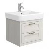 Chatsworth Traditional Grey 560mm 2 Drawer Wall Hung Vanity 1 Chatsworth Traditional Grey 560mm 2 Drawer Wall Hung Vanity -Countertop Vanity Units Sales CWH560GRY2D p