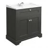 Old London Traditional Vanity Unit (800mm Wide - Charcoal) -Countertop Vanity Units Sales DA800 CH prod1