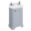 Burlington Freestanding Cloakroom Vanity Unit & Basin - Classic Grey -Countertop Vanity Units Sales FC11G B8 P