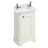 Burlington Freestanding Cloakroom Vanity Unit & Basin - Sand -Countertop Vanity Units Sales FC11S B8 PN