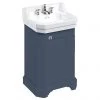 Burlington Edwardian 560mm Basin & Blue Freestanding Cloakroom Vanity Unit -Countertop Vanity Units Sales FC12BB4 P
