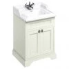 Burlington 65 2-Door Vanity Unit & Classic Basin - Sand -Countertop Vanity Units Sales FF8S B15 1TH P