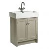 Roper Rhodes Hampton 700mm Countertop Unit & Basin - Mocha -Countertop Vanity Units Sales HAMP 700 MC P