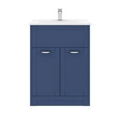 Keswick Blue 620mm Traditional Floorstanding Vanity Unit -Countertop Vanity Units Sales KES BLU 620 D3 460