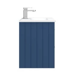 Keswick Blue 620mm Traditional Wall Hung 2 Drawer Vanity Unit -Countertop Vanity Units Sales KES BLU 6WH2D d4 460