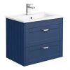 Keswick Blue 620mm Traditional Wall Hung 2 Drawer Vanity Unit 1 Keswick Blue 620mm Traditional Wall Hung 2 Drawer Vanity Unit -Countertop Vanity Units Sales KES BLU 6WH2D p