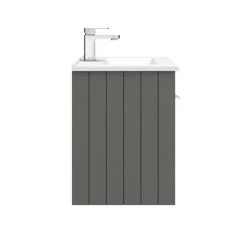 Keswick Grey 620mm Traditional Wall Hung 2 Door Vanity Unit -Countertop Vanity Units Sales KES GRY 6WH2C d5 460