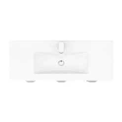 Keswick White 1015mm Traditional Floorstanding Vanity Unit -Countertop Vanity Units Sales KES WHT 100 detail5 460