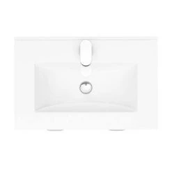Keswick White 620mm Traditional Wall Hung 2 Door Vanity Unit -Countertop Vanity Units Sales KES WHT 6WH2C d5 460