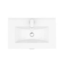 Keswick White 620mm Traditional Wall Hung 2 Drawer Vanity Unit -Countertop Vanity Units Sales KES WHT 6WH2D d5 460