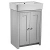 Tavistock Lansdown 550mm Freestanding Unit with Basin - Pebble Grey 2 Tavistock Lansdown 550mm Freestanding Unit with Basin - Pebble Grey -Countertop Vanity Units Sales LAN550PGBAS P