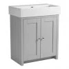 Tavistock Lansdown 700mm Freestanding Unit with Basin - Pebble Grey 1 Tavistock Lansdown 700mm Freestanding Unit with Basin - Pebble Grey -Countertop Vanity Units Sales LAN700PGBAS P