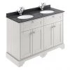 Old London 1200mm Cabinet & Double Bowl Black Marble Top - Timeless Sand 1 Old London 1200mm Cabinet & Double Bowl Black Marble Top - Timeless Sand -Countertop Vanity Units Sales LOF463 P1