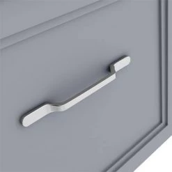 Period Bathroom Co. Wall Hung Vanity - Matt Grey - 500mm 1 Drawer with Chrome Handle 7 Period Bathroom Co. Wall Hung Vanity - Matt Grey - 500mm 1 Drawer with Chrome Handle -Countertop Vanity Units Sales PBC5WHGRY1D d2 460