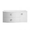 Hudson Reed Sarenna Wall Hung Countertop Vanity Unit - Moon White - 1000mm with White Marble Top 1 Hudson Reed Sarenna Wall Hung Countertop Vanity Unit - Moon White - 1000mm with White Marble Top -Countertop Vanity Units Sales SAR103L P