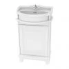 Miller - Traditional 1903 50 Single Door Vanity Unit with Ceramic Basin -Countertop Vanity Units Sales TRAD50RHFS P