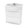 Miller - Traditional 1903 65 Wall Hung Two Drawer Vanity Unit with Ceramic Basin -Countertop Vanity Units Sales TRAD65DRWWH P